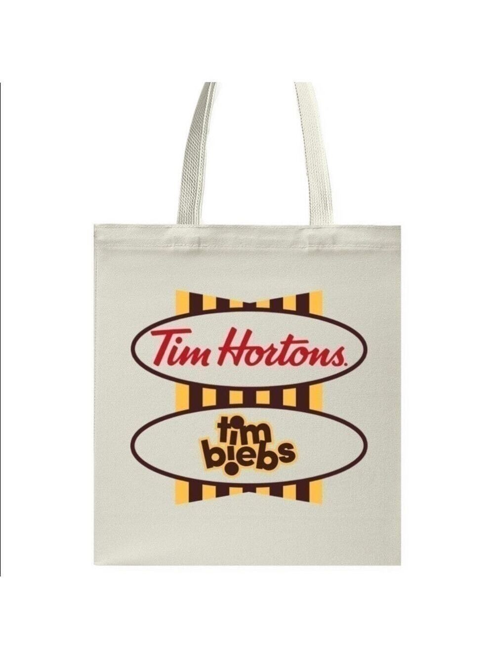 Tim Biebs Justin Bieber LIMITED EDITION Tim Hortons Collab Tote Bag - New in bag